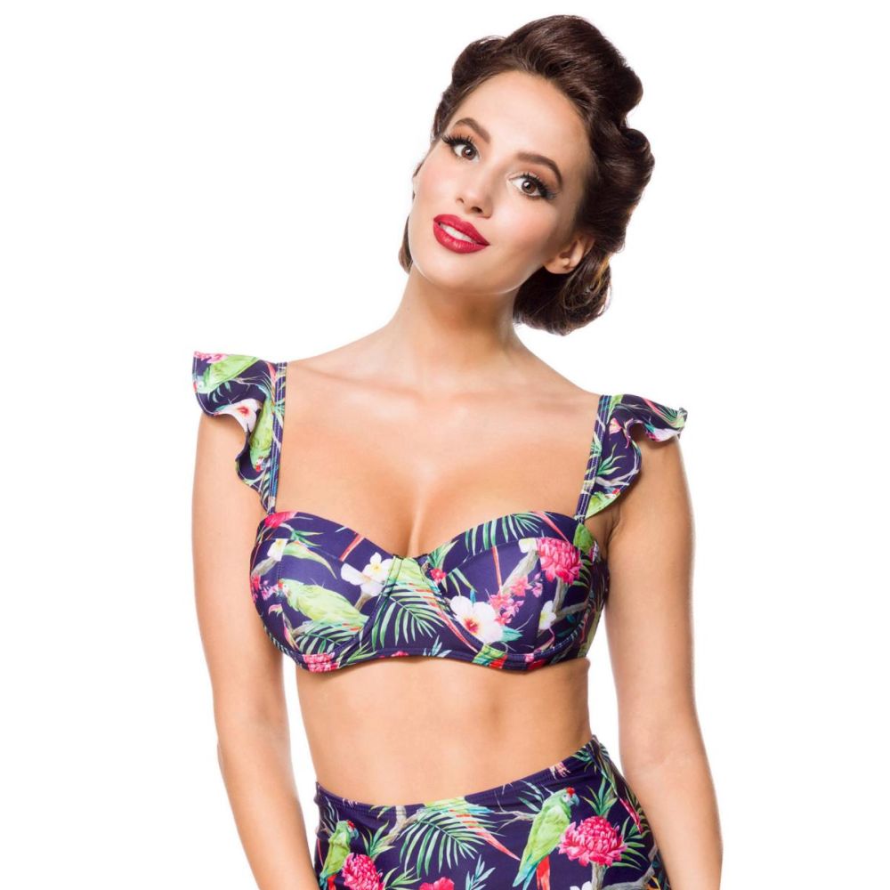 Belsira - Vintage Bikini top - Multicolours